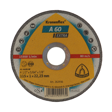 Disc debitare Kronenflex A660 R Supra, 125 x 1 x 22,23 pentru inox si metal