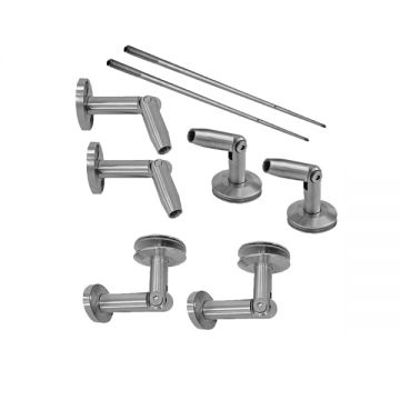 A8102 Kit usa glisanta din aluminiu pentru sticla de 8-10 mm